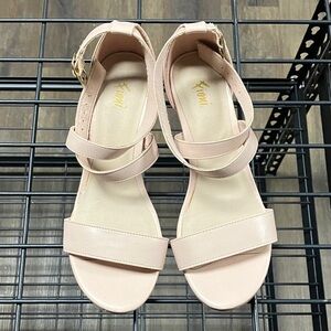FIONI Blush Pink Wedges